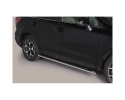 PASSOS EM TUBO DE AÇO INOXIDÁVEL, SEÇÃO OVAL, COM PASSOS PARA SUBARU FORESTER 2013-2018
