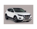 PASSOS EM TUBO DE AÇO INOXIDÁVEL, SEÇÃO OVAL, COM PASSOS PARA NISSAN QASHQAI 2014-2021