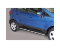 PASSOS EM TUBO DE AÇO INOXIDÁVEL, SEÇÃO OVAL, COM PASSOS PARA FORD ECOSPORT 2014-