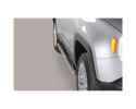 PASSOS EM TUBO DE AÇO INOX, SEÇÃO OVAL, COM PASSOS PARA JEEP RENEGADE 2014-