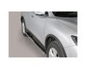 PASSOS EM TUBO DE AÇO INOXIDÁVEL, SEÇÃO OVAL, COM PASSOS PARA NISSAN X-TRAIL 2014-2022