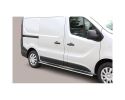 PASSOS EM TUBO DE AÇO INOXIDÁVEL, SEÇÃO OVAL, COM PASSOS PARA OPEL VIVARO 2014-2019