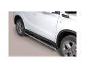 ESTRIBOS EN TUBO INOX, SECCIÓN OVAL, CON PISANTES PARA SUZUKI VITARA 2015- (SOLO 2015-2019)