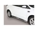 PASSOS EM TUBO DE AÇO INOXIDÁVEL, SEÇÃO OVAL, COM PASSOS PARA FORD KUGA 2017-2020
