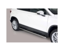 PASSOS EM TUBO DE AÇO INOX, SEÇÃO OVAL, COM PASSOS PARA SEAT ATECA 2017-