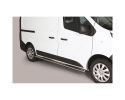 PASSOS EM TUBO DE AÇO INOXIDÁVEL, SEÇÃO OVAL, COM PASSOS (SWB) PARA NISSAN NV300/PRIMASTAR 2017-
