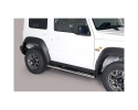 ESTRIBOS EN TUBO INOX, SECCIÓN OVAL, CON PISANTES PARA SUZUKI JIMNY 2018-