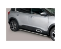 PASSOS EM TUBO DE AÇO INOX, SEÇÃO OVAL, COM PASSOS PARA CITROËN C5 AIRCROSS 2019-
