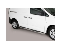 PASSOS EM TUBO DE AÇO INOXIDÁVEL, SEÇÃO OVAL, COM PASSOS PARA VOLKSWAGEN CADDY 2021-