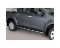 PASSOS EM TUBO DE AÇO INOXIDÁVEL, SEÇÃO OVAL, COM PASSOS PARA ISUZU D-MAX 2020-