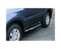 ESTRIBOS EN PLATAFORMA CON TUBO INOX Ø50MM PARA MITSUBISHI MONTERO SPORT 1996-2008 (SOLO 2000-2007)