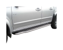 ESTRIBOS EN PLATAFORMA CON TUBO INOX Ø50MM PARA ISUZU D-MAX/RODEO 2002-2012 (SOLO 2002-2007; DOBLE CABINA)