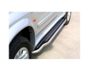 ESTRIBOS EN PLATAFORMA CON TUBO INOX Ø50MM PARA SUZUKI GRAND VITARA XL7 1999-2007 (SOLO 2005-2007)