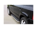 PASSOS DE PLATAFORMA COM TUBO DE AÇO INOXIDÁVEL Ø50MM PARA HYUNDAI TUCSON 2004-2010