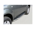 ESTRIBOS EN PLATAFORMA CON TUBO INOX Ø50MM PARA NISSAN PATHFINDER 2005-2014 (SOLO 2005-2010)