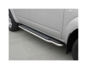 ESTRIBOS EN PLATAFORMA CON TUBO INOX Ø50MM PARA NISSAN NAVARA D40 2005-2015 (DOBLE CABINA; SÓLO 2005-2010)