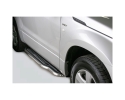 ESTRIBOS EN PLATAFORMA CON TUBO INOX Ø50MM PARA SUZUKI GRAND VITARA 2005-2008 (3 PUERTAS)