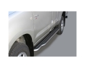 PASSOS DE PLATAFORMA COM TUBO DE AÇO INOX Ø50MM PARA TOYOTA HILUX VIGO 2005-2016 (CABINE EXTRA)