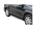 PASSOS DE PLATAFORMA COM TUBO DE AÇO INOXIDÁVEL Ø50MM PARA HONDA CR-V 2007-2012 (SOMENTE 2007-2010)