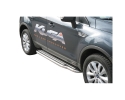 PASSOS DE PLATAFORMA COM TUBO DE AÇO INOX Ø50MM PARA FORD KUGA 2008-2012