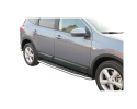 PASSOS DE PLATAFORMA COM TUBO DE AÇO INOX Ø50MM PARA NISSAN QASHQAI+2 2008-2010