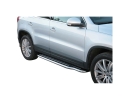 PASSOS DE PLATAFORMA COM TUBO DE AÇO INOX Ø50MM PARA VOLKSWAGEN TIGUAN 2007-2011
