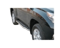 ESTRIBOS EN PLATAFORMA CON TUBO INOX Ø50MM PARA TOYOTA LANDCRUISER J150 2009- (5 PUERTAS)