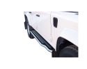 ESTRIBOS EN PLATAFORMA CON TUBO INOX Ø50MM PARA LAND-ROVER DEFENDER 110 1983-