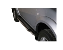 ESTRIBOS EN PLATAFORMA CON TUBO INOX Ø50MM PARA MITSUBISHI L200 TRITON 2010-2015 (DOBLE CABINA)
