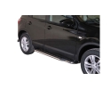 PASSOS DE PLATAFORMA COM TUBO DE AÇO INOX Ø50MM PARA NISSAN QASHQAI+2 2010-2014