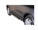 ESTRIBOS EN PLATAFORMA CON TUBO INOX Ø50MM PARA HYUNDAI SANTA FE 2010-2012