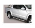 PASSOS DE PLATAFORMA COM TUBO DE AÇO INOX Ø50MM PARA VOLKSWAGEN AMAROK 2010-2022