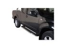 PASSOS DE PLATAFORMA COM TUBO DE AÇO INOX Ø50MM PARA NISSAN NAVARA D40 2005-2015 (CABINE EXTRA)