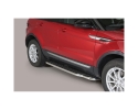 ESTRIBOS EN PLATAFORMA CON TUBO INOX Ø50MM PARA LAND-ROVER RANGE ROVER EVOQUE 2011-2019