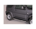PASSOS DE PLATAFORMA COM TUBO DE AÇO INOXIDÁVEL Ø50MM PARA SUZUKI JIMNY 2003-2018 (SOMENTE 2012-)