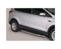 ESTRIBOS EN PLATAFORMA CON TUBO INOX Ø50MM PARA FORD KUGA 2013-2016