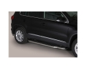 PASSOS DE PLATAFORMA COM TUBO DE AÇO INOX Ø50MM PARA VOLKSWAGEN TIGUAN 2011-2016