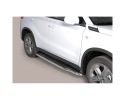 PASSOS DE PLATAFORMA COM TUBO DE AÇO INOXIDÁVEL Ø50MM PARA SUZUKI VITARA 2015- (SOMENTE 2015-2019)
