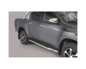 ESTRIBOS EN PLATAFORMA CON TUBO INOX Ø50MM PARA TOYOTA HILUX REVO 2016-