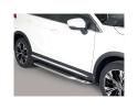 PASSOS DE PLATAFORMA COM TUBO DE AÇO INOX Ø50MM PARA MITSUBISHI ECLIPSE CROSS 2018-