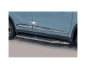 PASSOS DE PLATAFORMA COM TUBO DE AÇO INOXIDÁVEL Ø50MM PARA SUZUKI VITARA 2015- (SOMENTE 2019-)