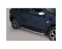 PASSOS A PASSO NA PLATAFORMA COM TUBO DE AÇO INOXIDÁVEL Ø50MM PARA DACIA DUSTER 2017-2024