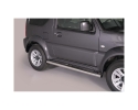 PASSOS A PASSO EM TUBO DE AÇO INOXIDÁVEL Ø63MM PARA SUZUKI JIMNY 2003-2018 (SOMENTE 2012-)