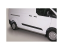 ESTRIBOS EN TUBO INOX Ø63MM PARA FORD TRANSIT CUSTOM 2013-2023 (SOLO CARROCERÍA L2)