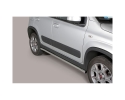 PASSOS EM TUBO DE AÇO INOXIDÁVEL Ø50MM PARA FIAT PANDA 4X4 2013-
