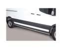 ESTRIBOS EN TUBO INOX Ø63MM PARA FORD TRANSIT 2014- (SOLO CARROCERÍA L3/H3)