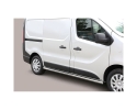 ESTRIBOS EN TUBO INOX Ø63MM PARA OPEL VIVARO 2014-2019 (SOLO SWB CARROCERÍA CORTA)