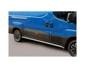 ESTRIBOS EN TUBO INOX Ø63MM PARA IVECO DAILY 2014- (SOLO MWB, CARROCERÍA MEDIA;)