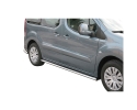 PASSOS EM TUBO OVAL DE AÇO INOXIDÁVEL PARA CITROËN BERLINGO 2008-2018