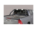 ROLLBAR EN ACERO INOX Ø76MM SIN TRAVIESA LATERAL. TIPO RLD PARA TOYOTA HILUX REVO 2016-